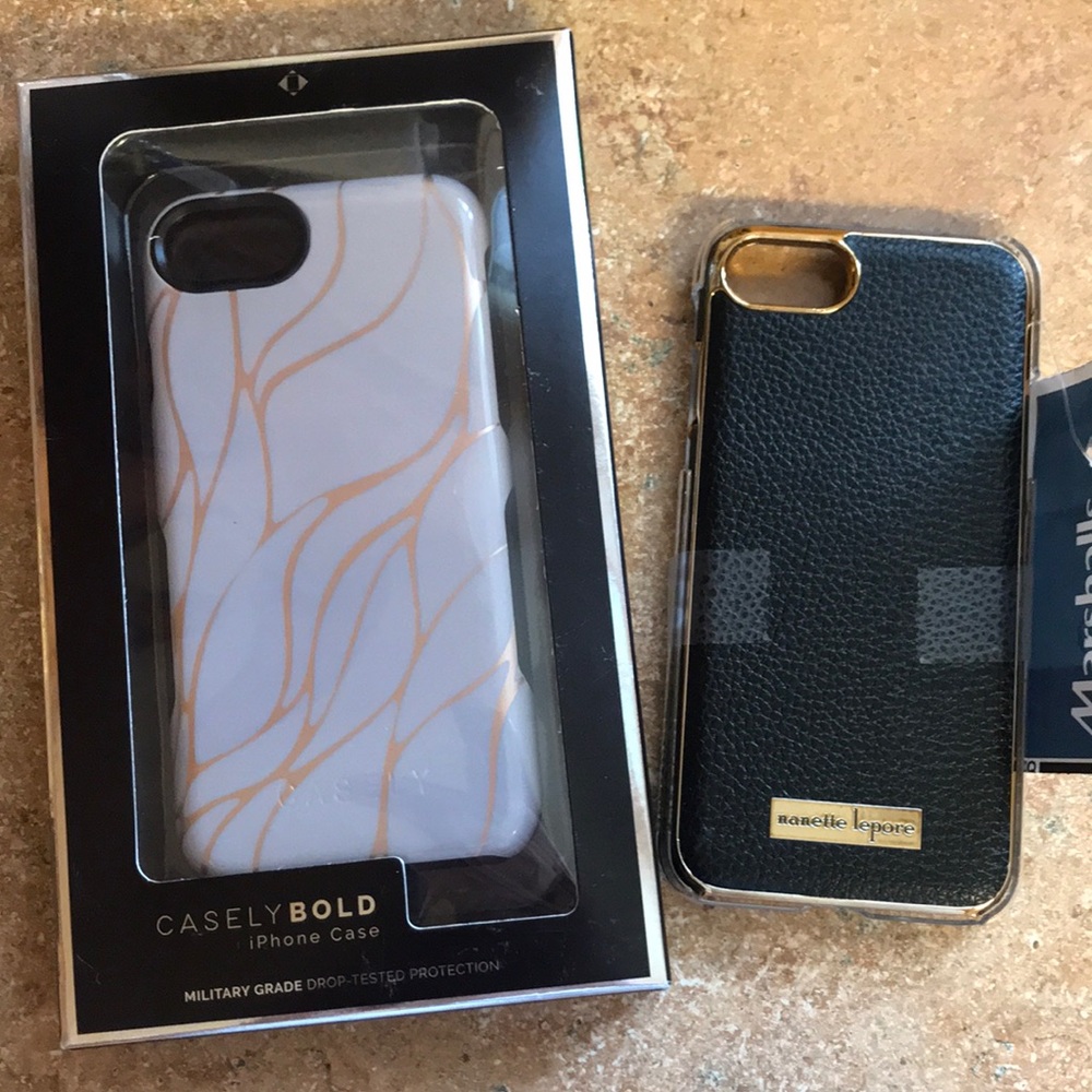 New Casely Bold White/RoseGold Case for iPhone 7